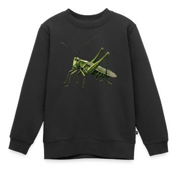 Grillen Grille - Kinder Premium Organic Sweatshirt - Schwarz - Vorne - AI Model Kid Female (0cm)
