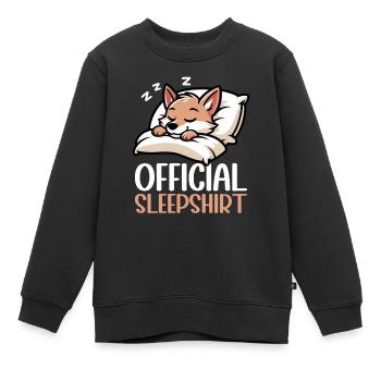 Offizieller Schlafhaus Kojote -Liebhaber Lustig - Kinder Premium Organic Sweatshirt - Schwarz - Vorne - AI Model Kid Female (0cm)