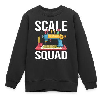 Modellbauer Kader - Kinder Premium Organic Sweatshirt - Schwarz - Vorne - AI Model Kid Female (0cm)