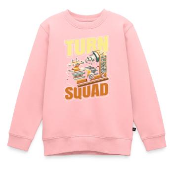 Dreher Kader - Kinder Premium Organic Sweatshirt - Rosa - Vorne - AI Model Kid Female (0cm)