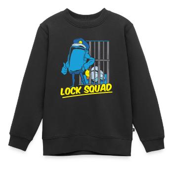 Cadre des gardiens de prison - Sweat Premium enfant bio - noir - Devant - AI Model Kid Female (0cm)
