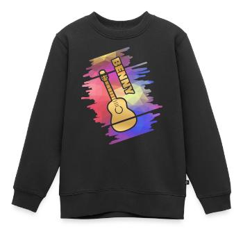 Cadeau pour Benny - Sweat Premium enfant bio - noir - Devant - AI Model Kid Female (0cm)