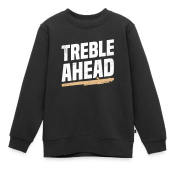 Piccolos Treble Ahead - Kinder Premium Organic Sweatshirt - Schwarz - Vorne - AI Model Kid Female (0cm)