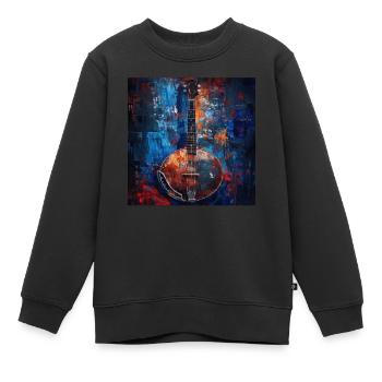 Banjo - Sweat Premium enfant bio - noir - Devant - AI Model Kid Female (0cm)
