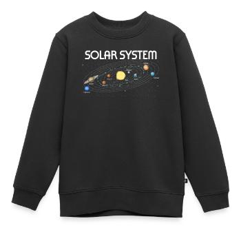 Planeten Wissenschaft Physik Universum Sonne - Kinder Premium Organic Sweatshirt - Schwarz - Vorne - AI Model Kid Female (0cm)