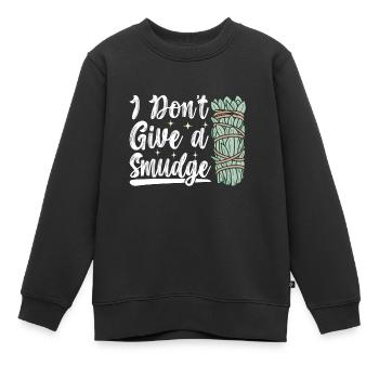 Kräuter Räuchern Smudging Spirituell - Kinder Premium Organic Sweatshirt - Schwarz - Vorne - AI Model Kid Female (0cm)