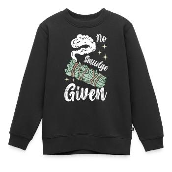 Kräuter Räuchern Smudging Spirituell - Kinder Premium Organic Sweatshirt - Schwarz - Vorne - AI Model Kid Female (0cm)