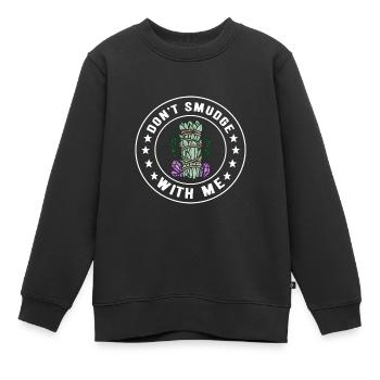 Kräuter Räuchern Smudging Spirituell - Kinder Premium Organic Sweatshirt - Schwarz - Vorne - AI Model Kid Female (0cm)