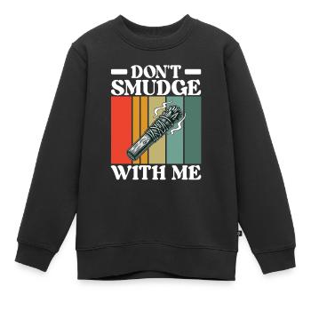 Kräuter Räuchern Smudging Spirituell - Kinder Premium Organic Sweatshirt - Schwarz - Vorne - AI Model Kid Female (0cm)