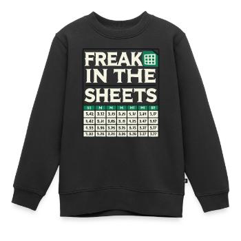 Freak in den Laken - Kinder Premium Organic Sweatshirt - Schwarz - Vorne - AI Model Kid Female (0cm)