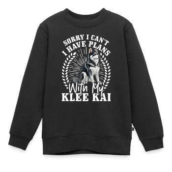 Trèfle d’Alaska Kai - Sweat Premium enfant bio - noir - Devant - AI Model Kid Female (0cm)