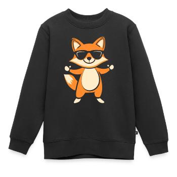 Bezirk 5 - Kinder Premium Organic Sweatshirt - Schwarz - Vorne - AI Model Kid Female (0cm)