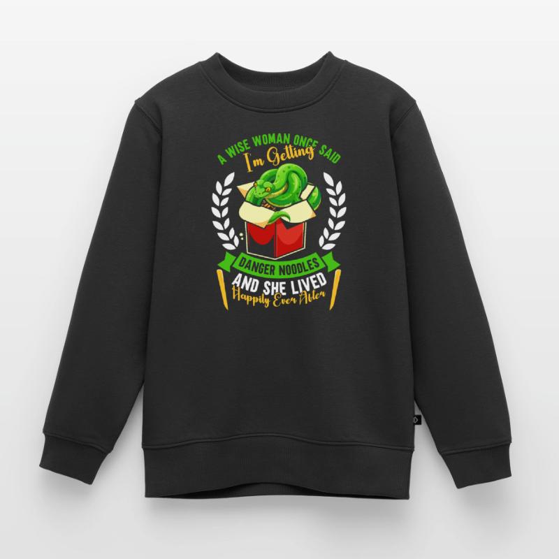 Green Tree Python Kids Premium Organic Sweatshirt