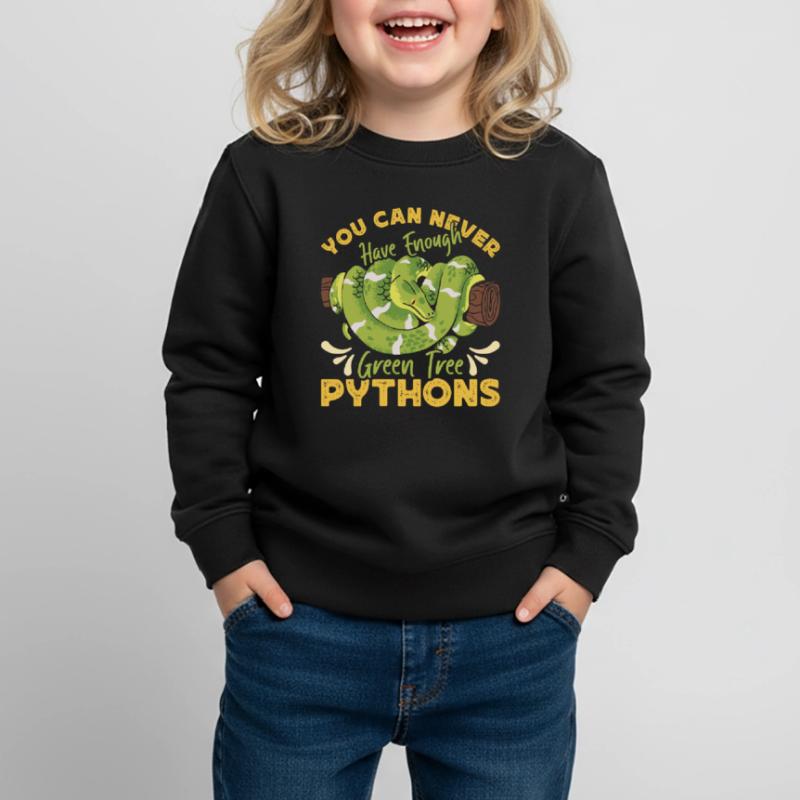 Python arborescent vert Sweat Premium enfant bio