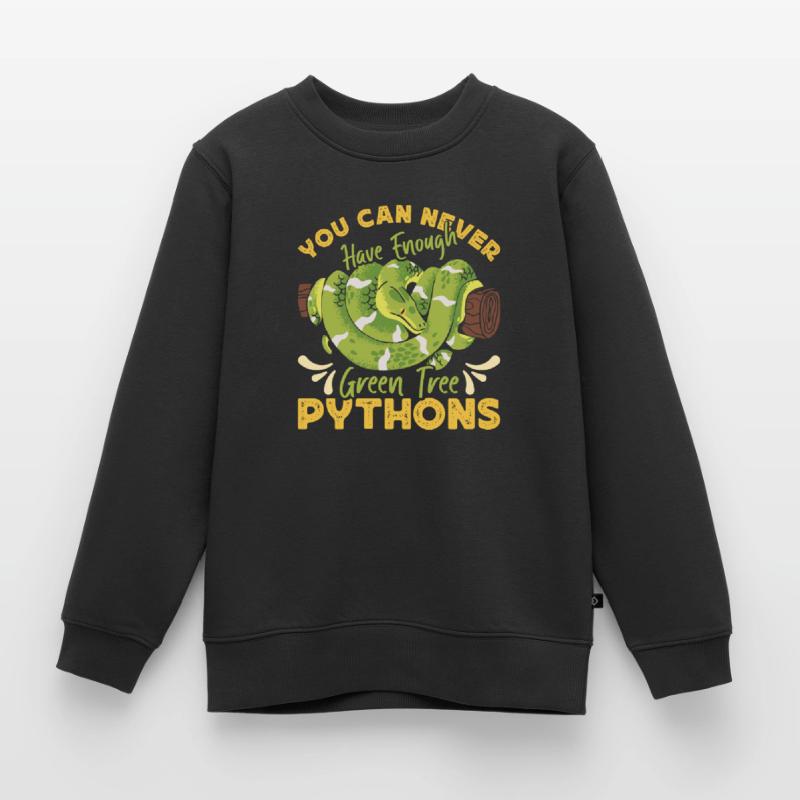Python arborescent vert Sweat Premium enfant bio