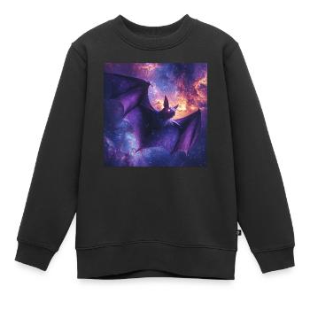 Schläger - Kinder Premium Organic Sweatshirt - Schwarz - Vorne - AI Model Kid Female (0cm)