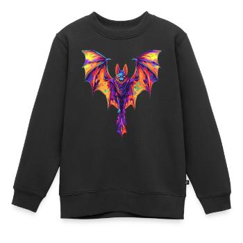 Schläger - Kinder Premium Organic Sweatshirt - Schwarz - Vorne - AI Model Kid Female (0cm)