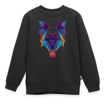 Schläger - Kinder Premium Organic Sweatshirt - Schwarz - Vorne - AI Model Kid Female (0cm)