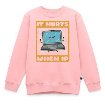 IT Geek, Accessoires PC Périphériques de stockage Evolution - Sweat Premium enfant bio - rose - Devant - AI Model Kid Female (0cm)