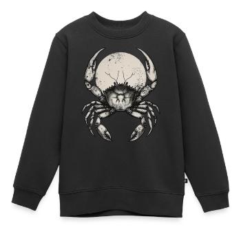 Krabbe - Kinder Premium Organic Sweatshirt - Schwarz - Vorne - AI Model Kid Female (0cm)