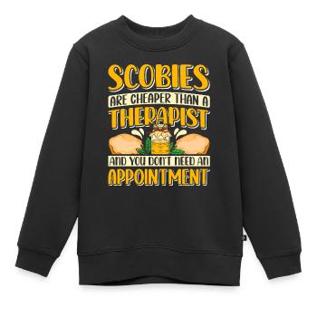 Kombucha Scoby fermented drinks - Kinder Premium Organic Sweatshirt - Schwarz - Vorne - AI Model Kid Female (0cm)