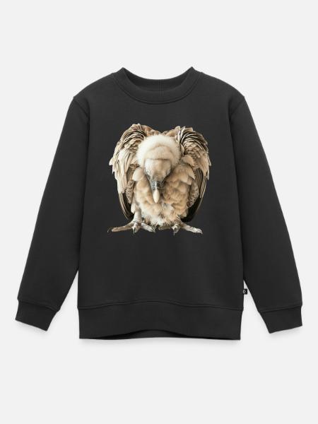 Geier - Kinder Premium Organic Sweatshirt - Schwarz