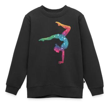 Gymnastik Gymnast Akrobatik Gymnastin - Kinder Premium Organic Sweatshirt - Schwarz - Vorne - AI Model Kid Female (0cm)