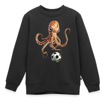Tintenfisch - Kinder Premium Organic Sweatshirt - Schwarz - Vorne - AI Model Kid Female (0cm)