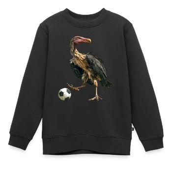 Geier - Kinder Premium Organic Sweatshirt - Schwarz - Vorne - AI Model Kid Female (0cm)