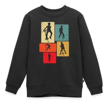 Pogo-stick : Ne l’appelez jamais simplement un - Sweat Premium enfant bio - noir - Devant - AI Model Kid Female (0cm)