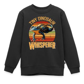 Molch - Kinder Premium Organic Sweatshirt - Schwarz - Vorne - AI Model Kid Female (0cm)