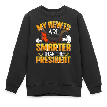 Molch - Kinder Premium Organic Sweatshirt - Schwarz - Vorne - AI Model Kid Female (0cm)