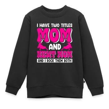 Molch - Kinder Premium Organic Sweatshirt - Schwarz - Vorne - AI Model Kid Female (0cm)