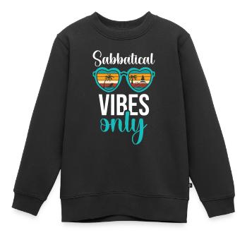 Uniquement des vibrations sabbatiques - Sweat Premium enfant bio - noir - Devant - AI Model Kid Female (0cm)