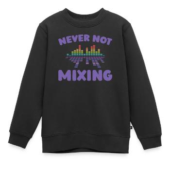 Ingénieur du son Ingénieur du son - Sweat Premium enfant bio - noir - Devant - AI Model Kid Female (0cm)