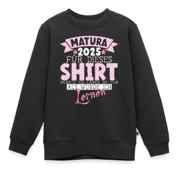 Matura 2024 Cadeau de graduation Matura pour fille - Sweat Premium enfant bio - noir - Devant - AI Model Kid Female (0cm)