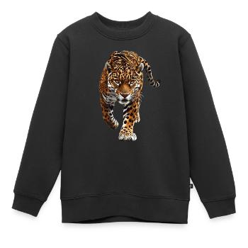 Jaguars Jaguar - Sweat Premium enfant bio - noir - Devant - AI Model Kid Female (0cm)