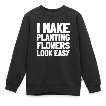 Armurier Fabricant d’armes - Sweat Premium enfant bio - noir - Devant - AI Model Kid Female (0cm)