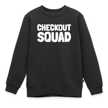 Professeur d’université Kader - Sweat Premium enfant bio - noir - Devant - AI Model Kid Female (0cm)
