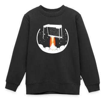 Ich Spiele Pedal-steel-gitarre, Was Ist Deine - Kinder Premium Organic Sweatshirt - Schwarz - Vorne - AI Model Kid Female (0cm)