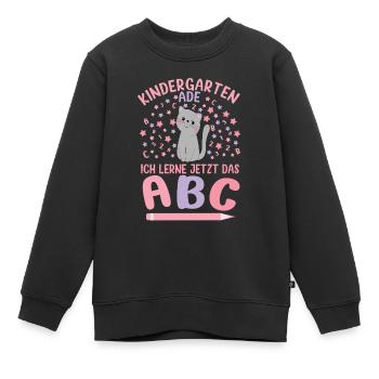 Bye Bye Kindergarten Kita Abgänger 2026 Mädchen - Kinder Premium Organic Sweatshirt - Schwarz - Vorne - AI Model Kid Female (0cm)