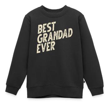 Grand-père Grand-père Pops Grand-parent - Sweat Premium enfant bio - noir - Devant - AI Model Kid Female (0cm)