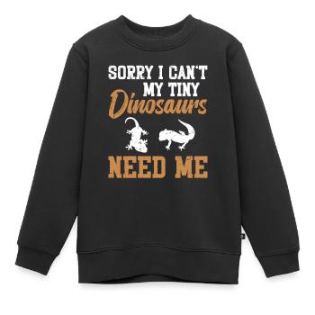 Entschuldigung, Ich Kann Mich Nicht Meine - Kinder Premium Organic Sweatshirt - Schwarz - Vorne - AI Model Kid Female (0cm)