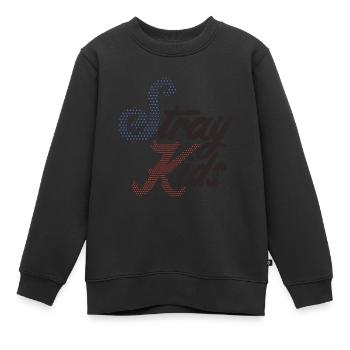 Enfants errants - Sweat Premium enfant bio - noir - Devant - AI Model Kid Female (0cm)