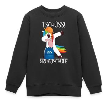 Diplôme d’études primaires 2025 Diplôme d’études primaires - Sweat Premium enfant bio - noir - Devant - AI Model Kid Female (0cm)