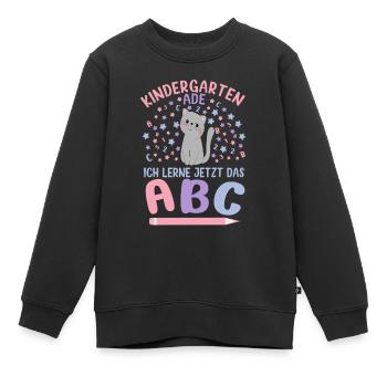 Bye Bye Kindergarten Kita Abgänger 2026 Mädchen - Kinder Premium Organic Sweatshirt - Schwarz - Vorne - AI Model Kid Female (0cm)
