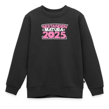 Matura 2025 Maturareise Maturafeier Maturant - Kinder Premium Organic Sweatshirt - Schwarz - Vorne - AI Model Kid Female (0cm)