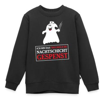 Krankenschwester Krankenpfleger - Kinder Premium Organic Sweatshirt - Schwarz - Vorne - AI Model Kid Female (0cm)