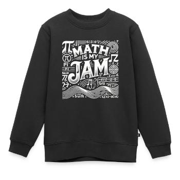 Mathe ist meine Leidenschaft - Kinder Premium Organic Sweatshirt - Schwarz - Vorne - AI Model Kid Female (0cm)