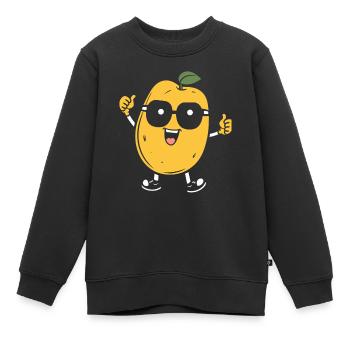 Kartoffel - Kinder Premium Organic Sweatshirt - Schwarz - Vorne - AI Model Kid Female (0cm)